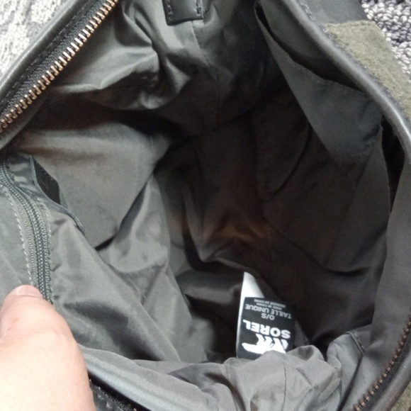 Sorel Crossbody Shoulder Bag Sporty School Canvas Wool Womens - Picture 11 of 13